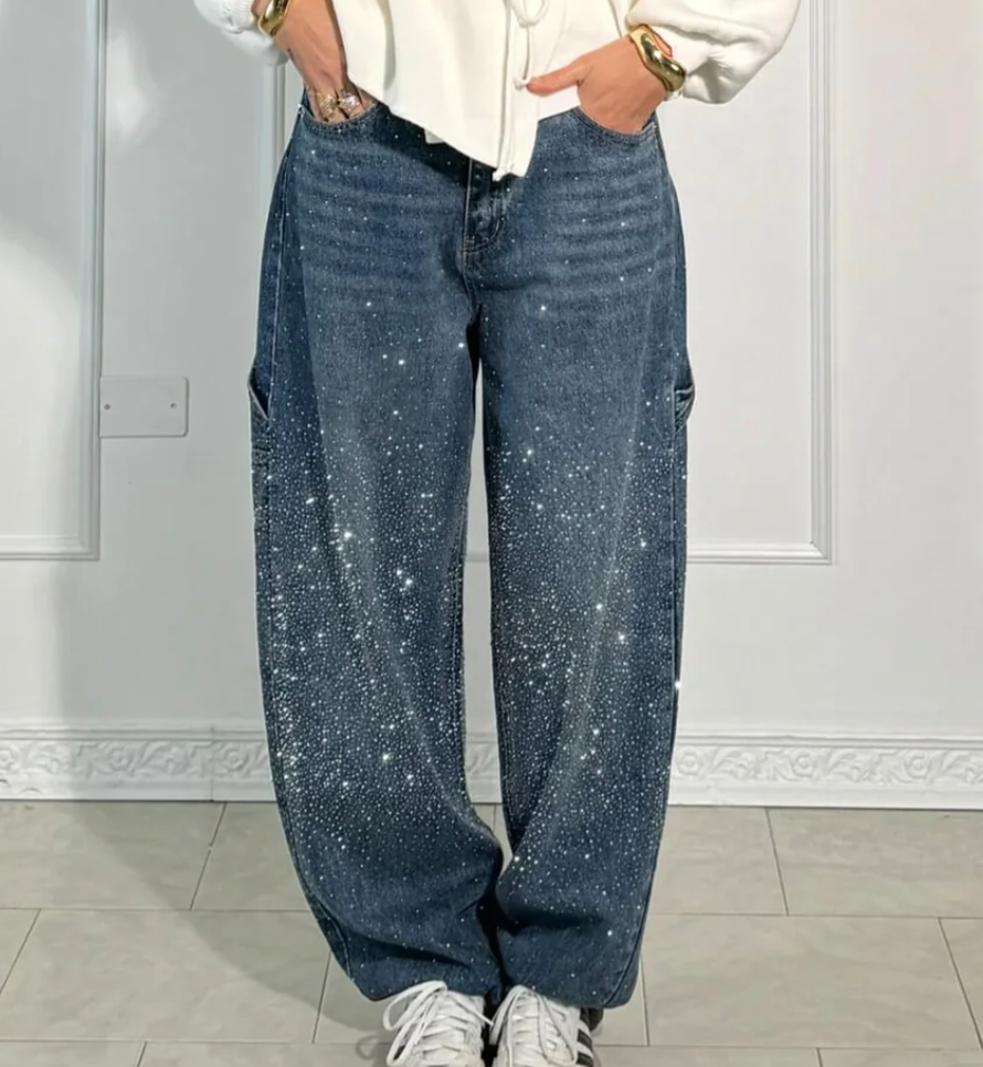 The Airy Rhinestone Jeans