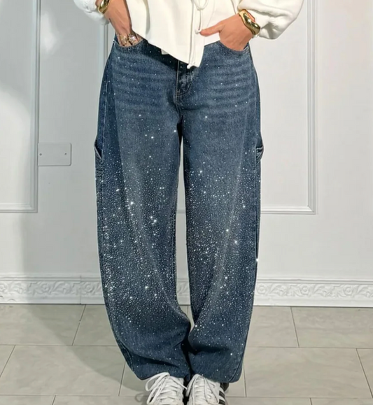 The Airy Rhinestone Jeans