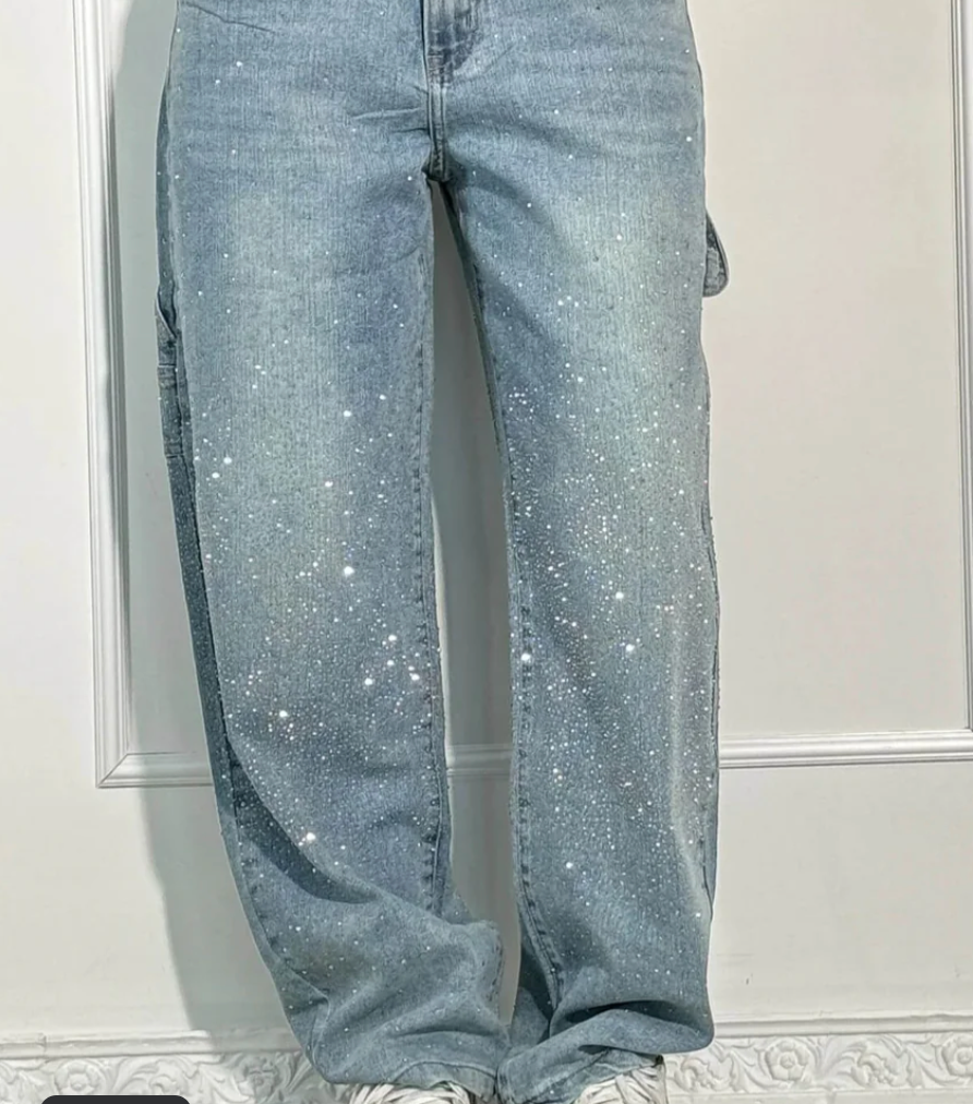 The Airy Rhinestone Jeans