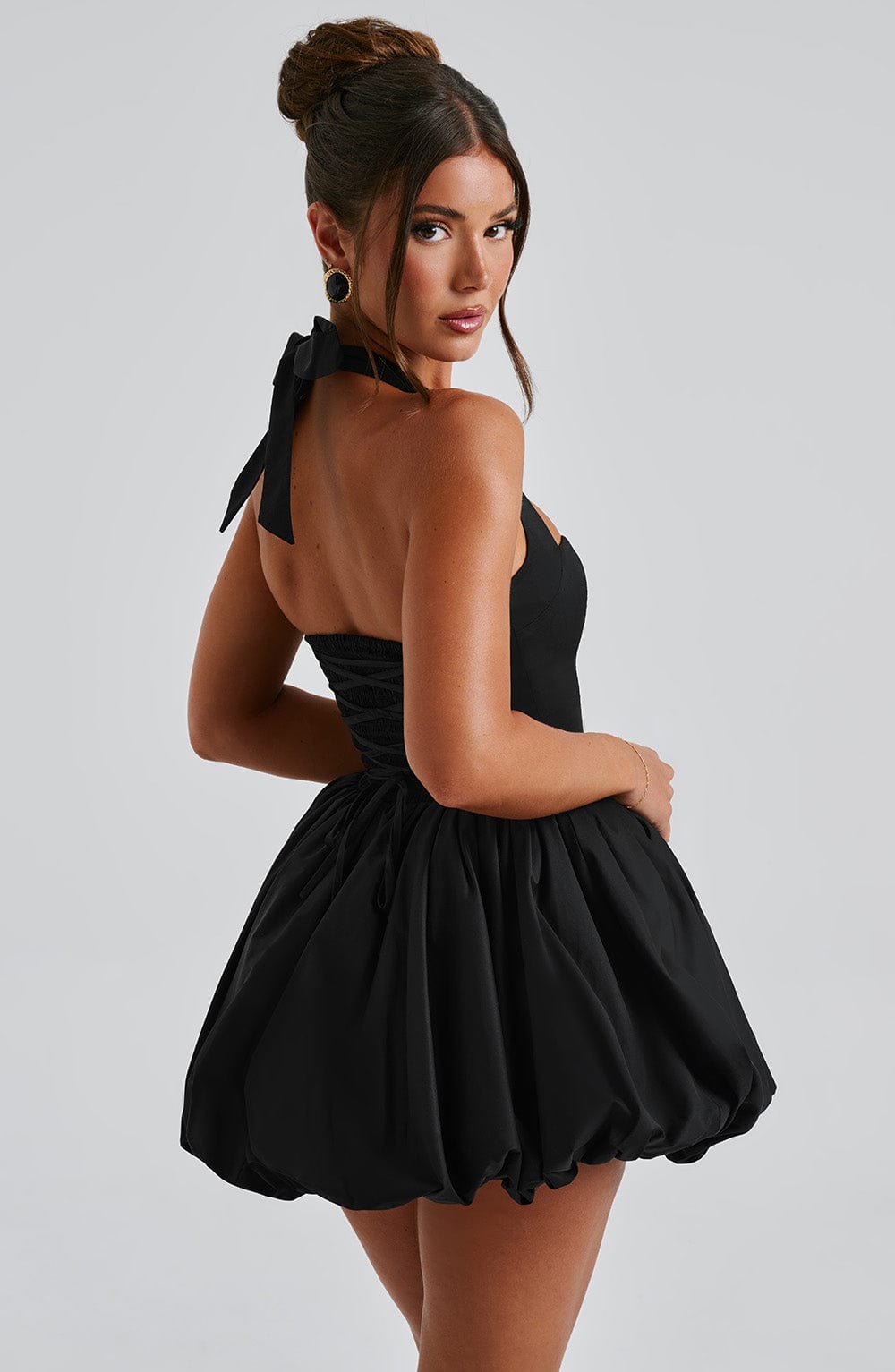 FlareBubble™ Backless Mini Dress