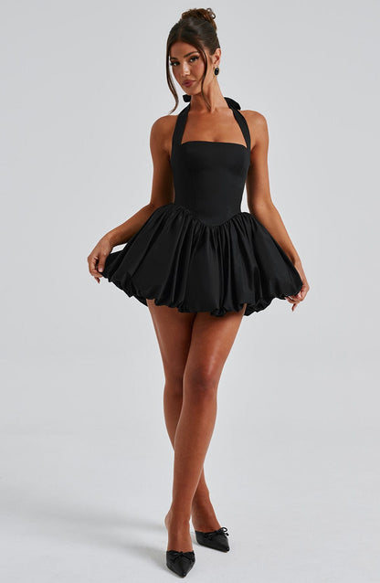 FlareBubble™ Backless Mini Dress